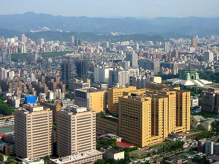 Blick vom Taipeh Tower Foto 