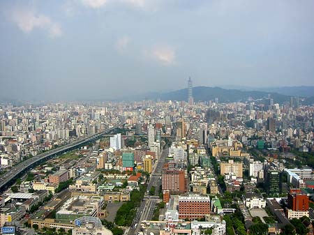 Blick vom Taipeh Tower Fotos